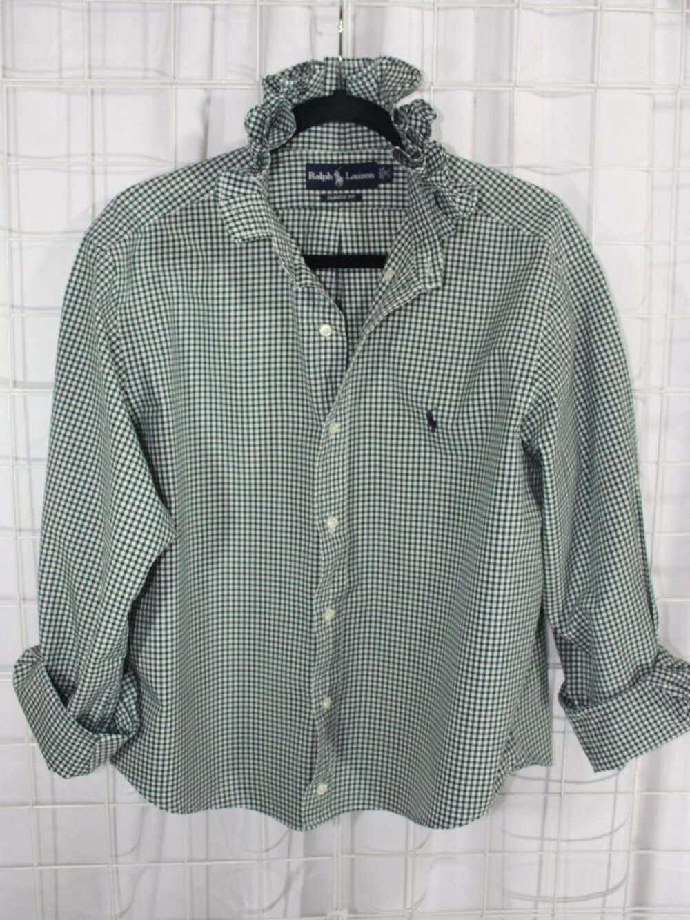 Ralph Lauren Ruffle Collar Shirt